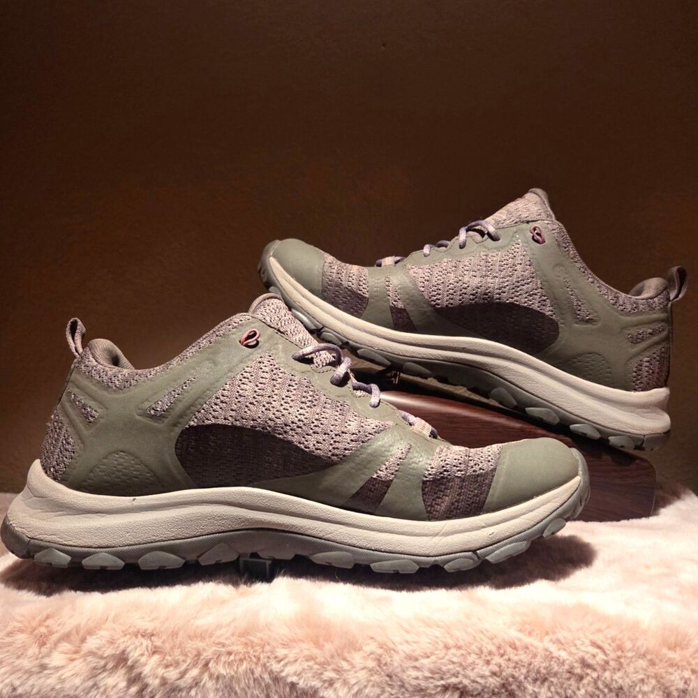 Keen Womens 8.5 Terradora II Waterproof Hiking Shoes Dusty Olive/Nostalgia Rose - Picture 3 of 7